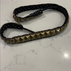 Pluma Gold Studded headband💫NWOT
